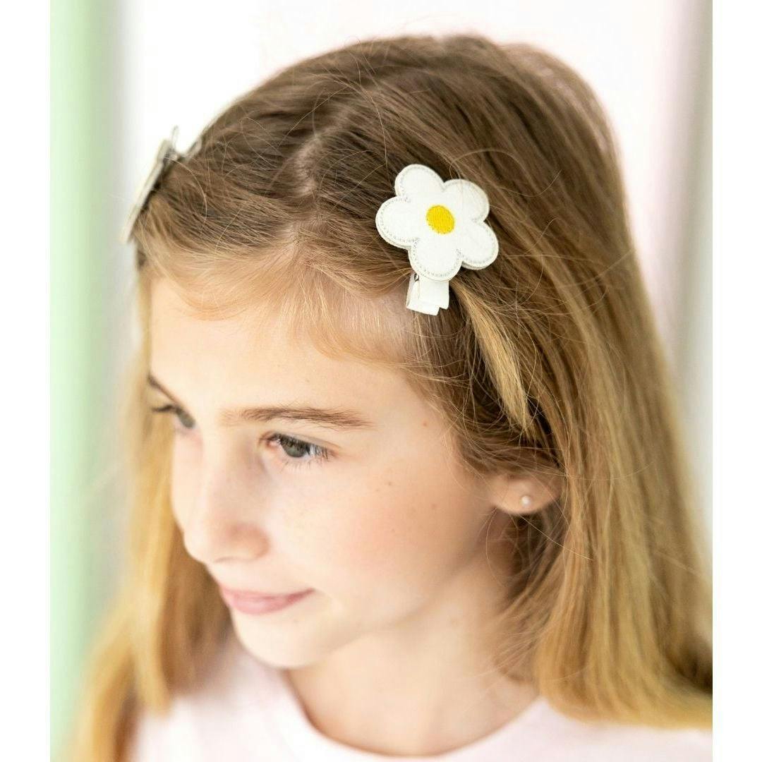 Daisy Flower Clip Set