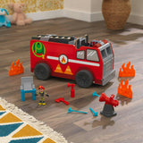 KidKraft Adventure Bound™: 2-in-1 Transforming Fire Truck Play Set
