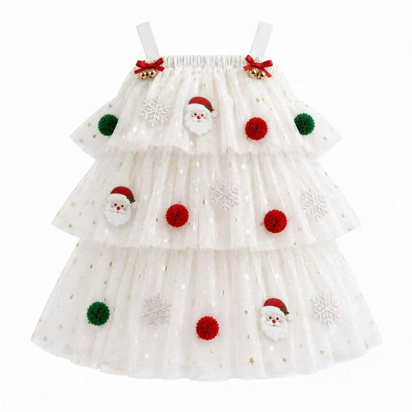 Christmas Starry Tulle Dress