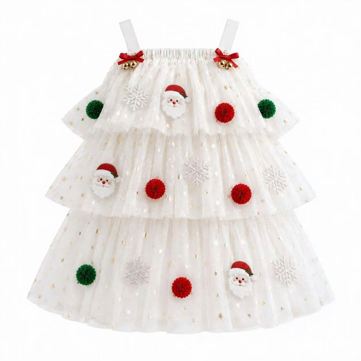 Christmas Starry Tulle Dress
