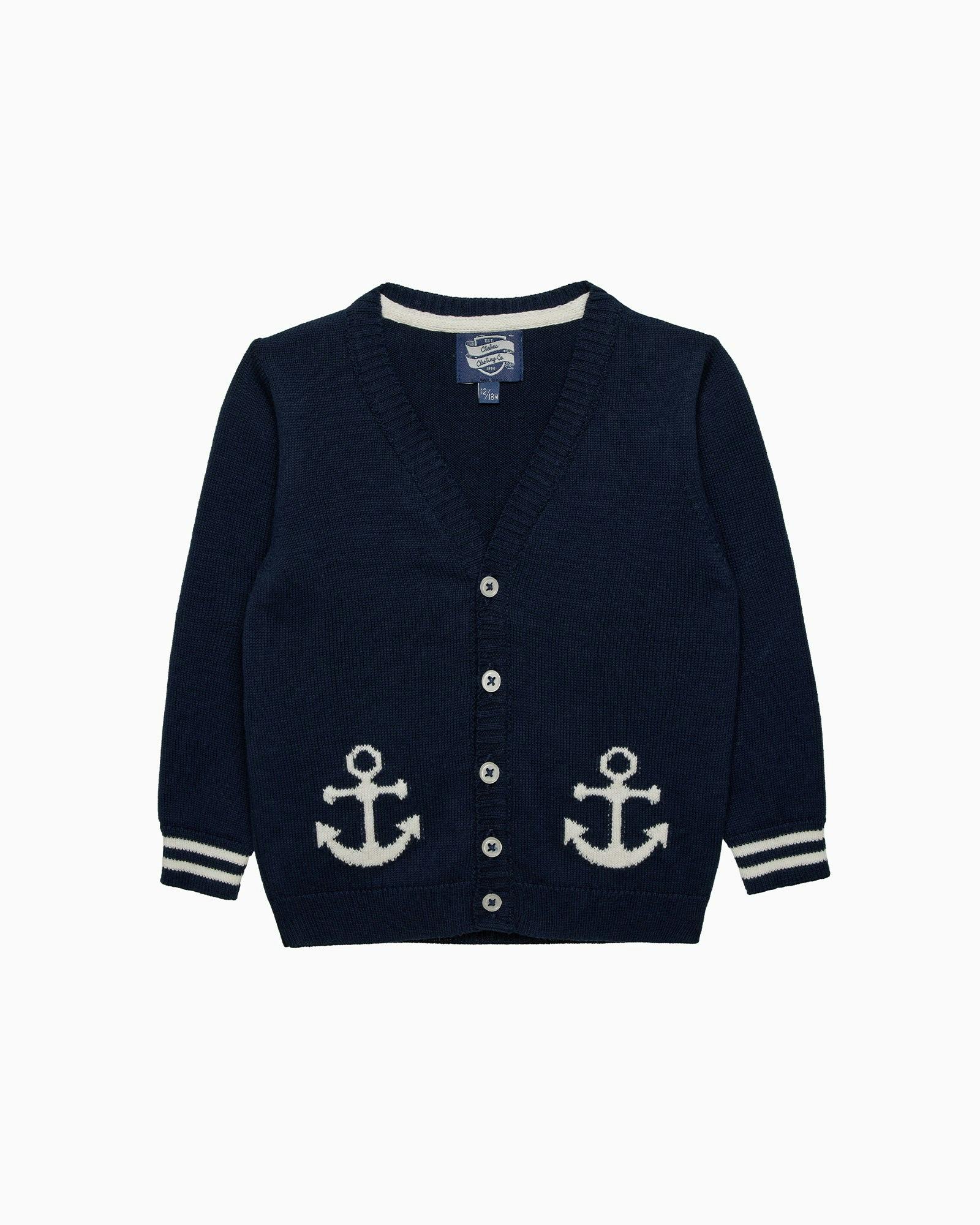 Baby Anchor Cardigan