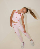 Cherry Beaded Athletic Set
