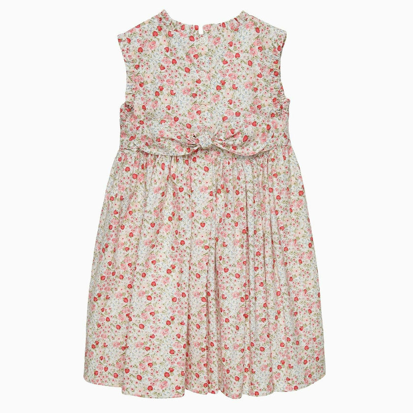 Strawberry Floral Smocked Dress
