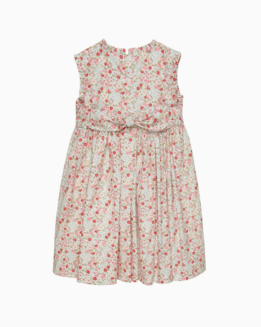 Strawberry Floral Smocked Dress
