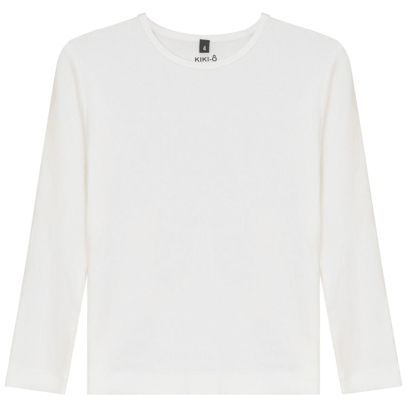 Thin Shell Ribbed Long Sleeve Shirt