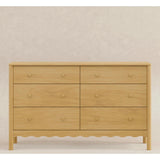 Swell 6-Drawer Assembled Dresser in Honey