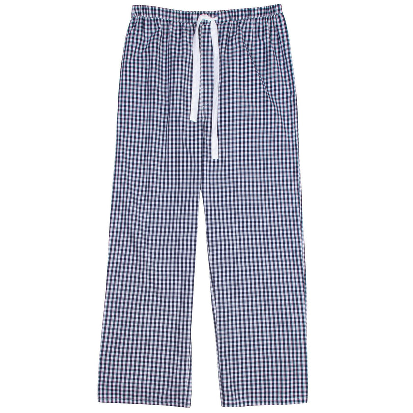 Men's Hepburn Gingham Navy PJ Pants