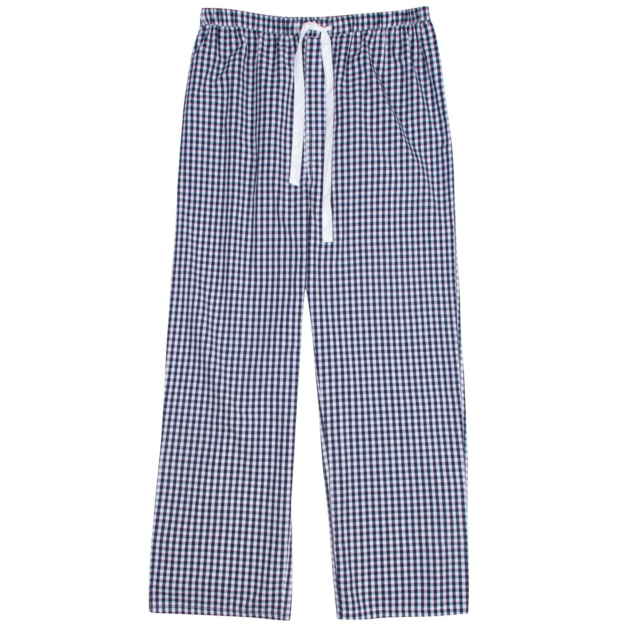 Men's Hepburn Gingham Navy PJ Pants