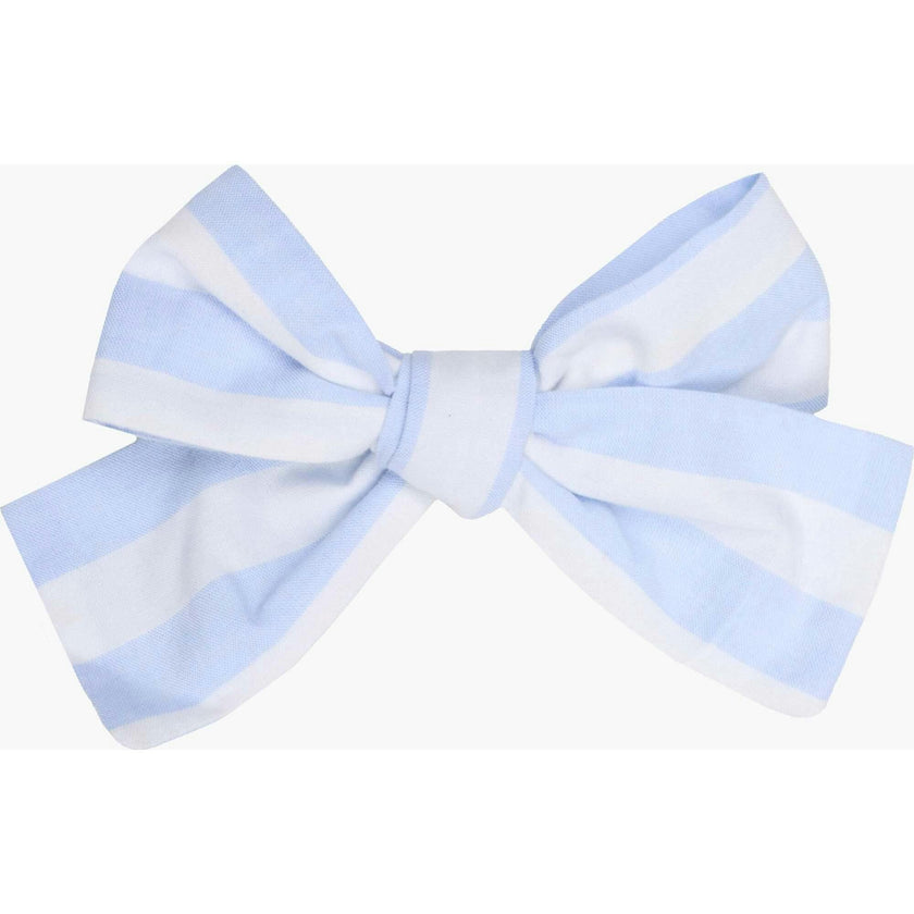 Striped Bow Clip