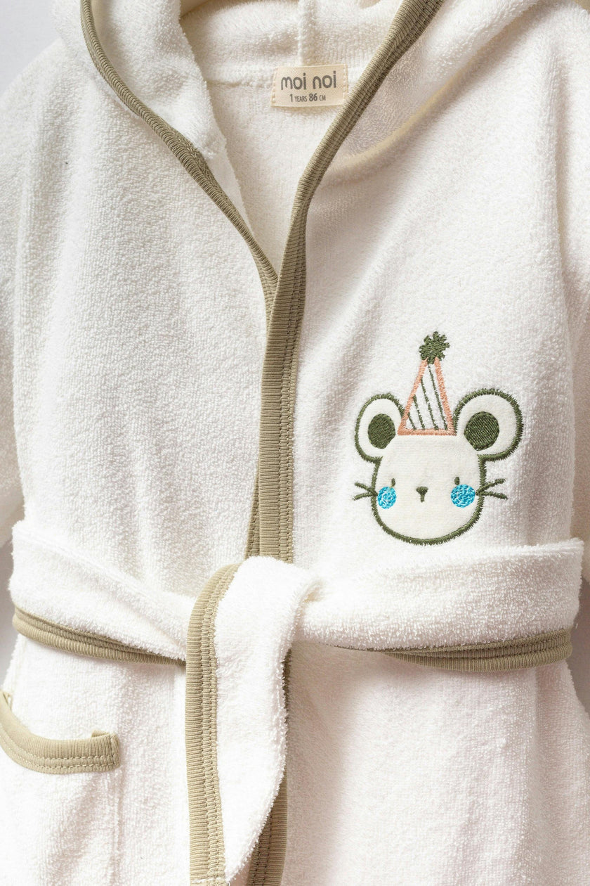 Ivory Mouse Party Robe