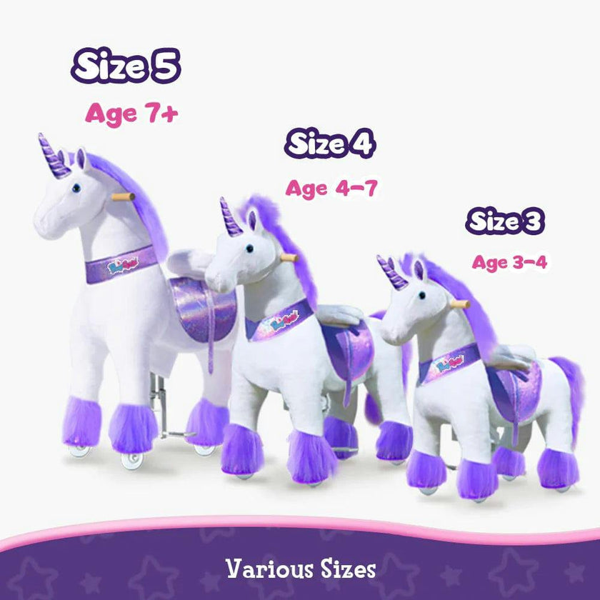 Model U® Unicorn Ride-On Toy Age 7+ – Purple