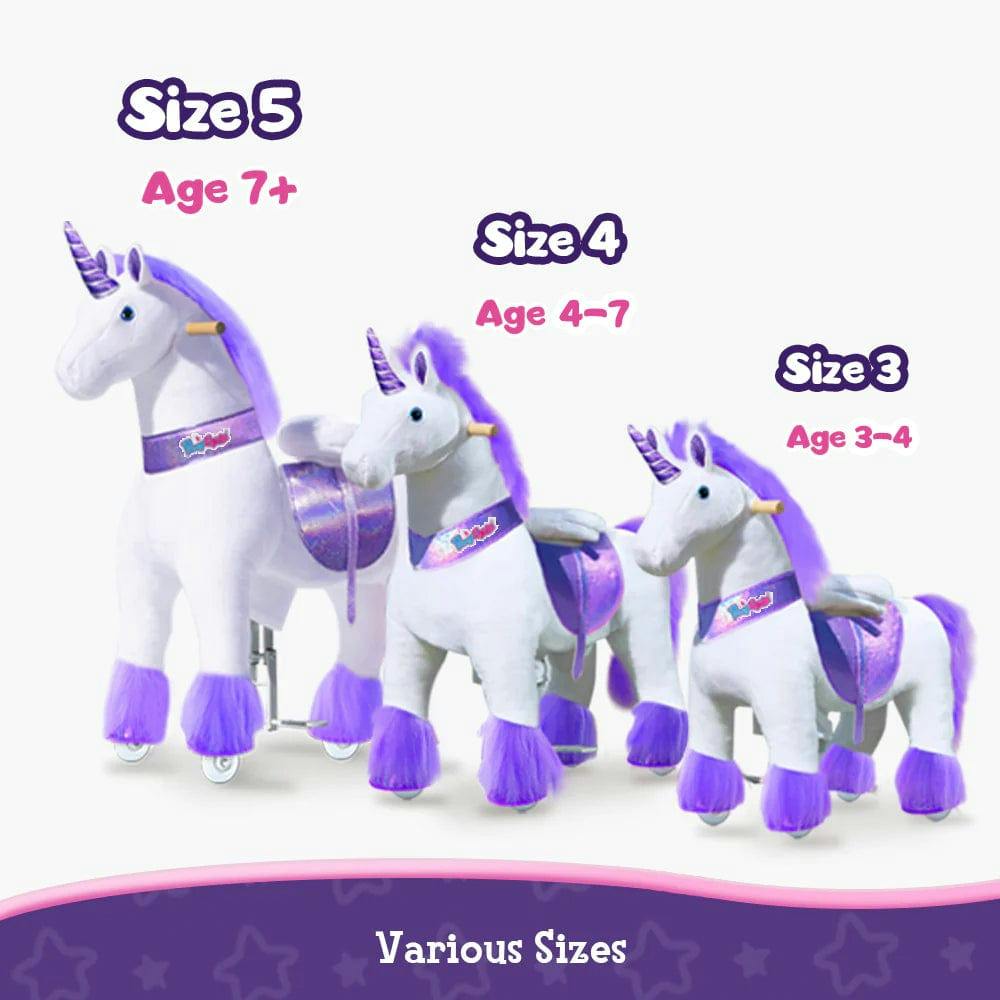 Model U® Unicorn Ride-On Toy Age 7+ – Purple