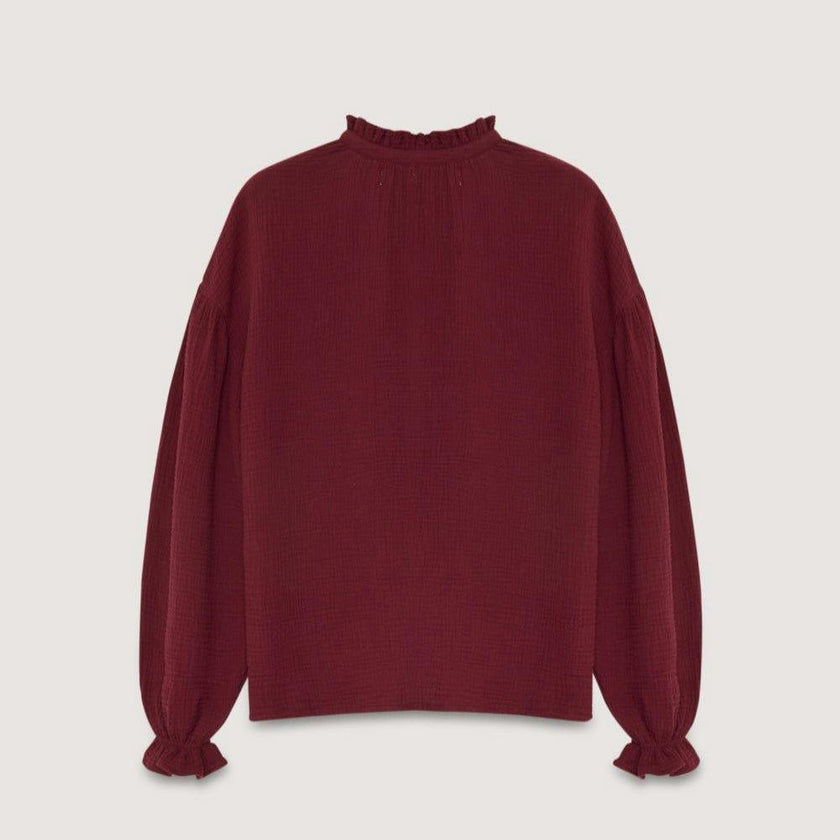 Olivia Woman Blouse Plum Fantasy_Sampling