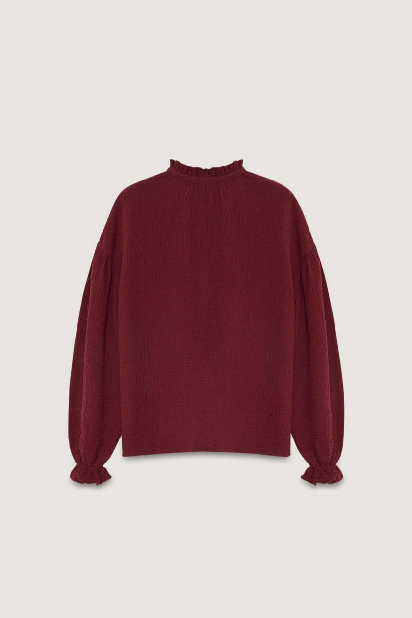 Olivia Woman Blouse Plum Fantasy_Sampling