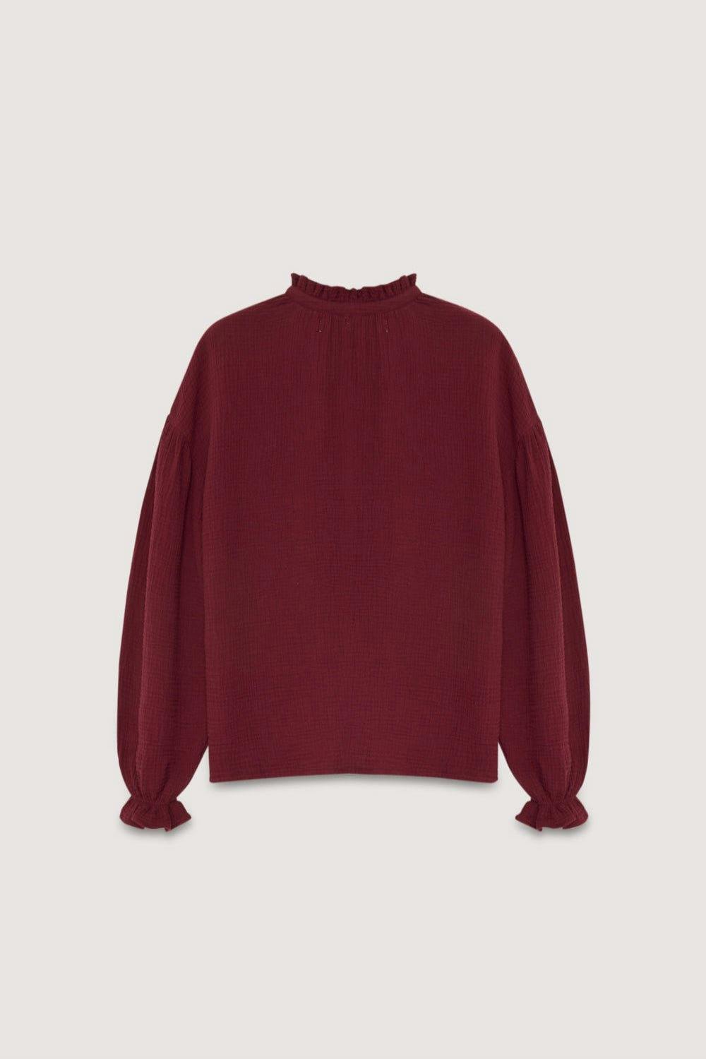 Olivia Woman Blouse Plum Fantasy_Sampling