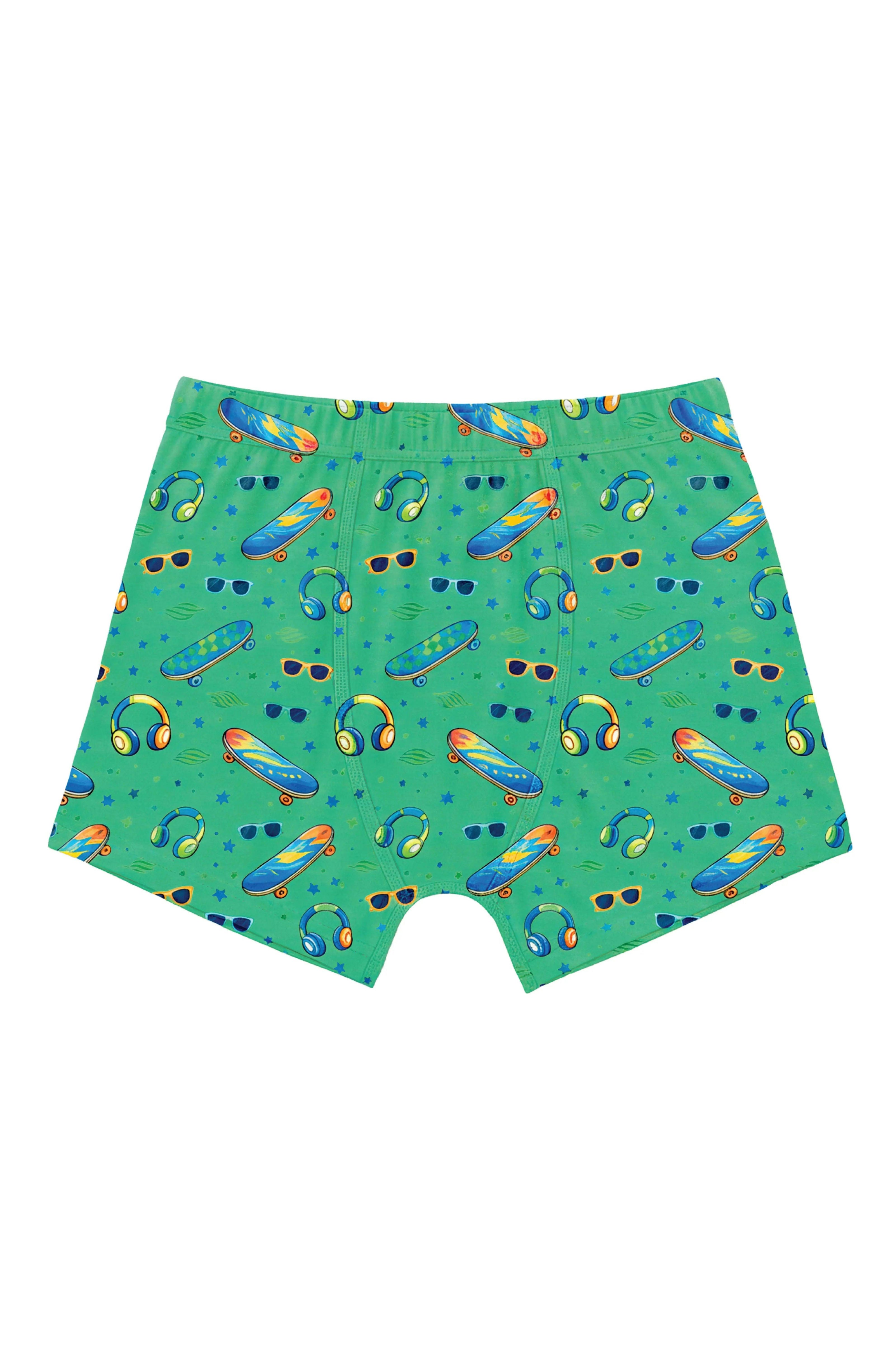 3 Pcs Set Boys Boxer Briefs - Skateboards