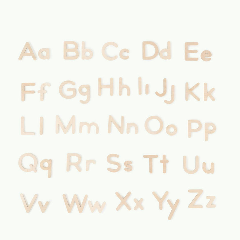 Wooden Alphabet Letters