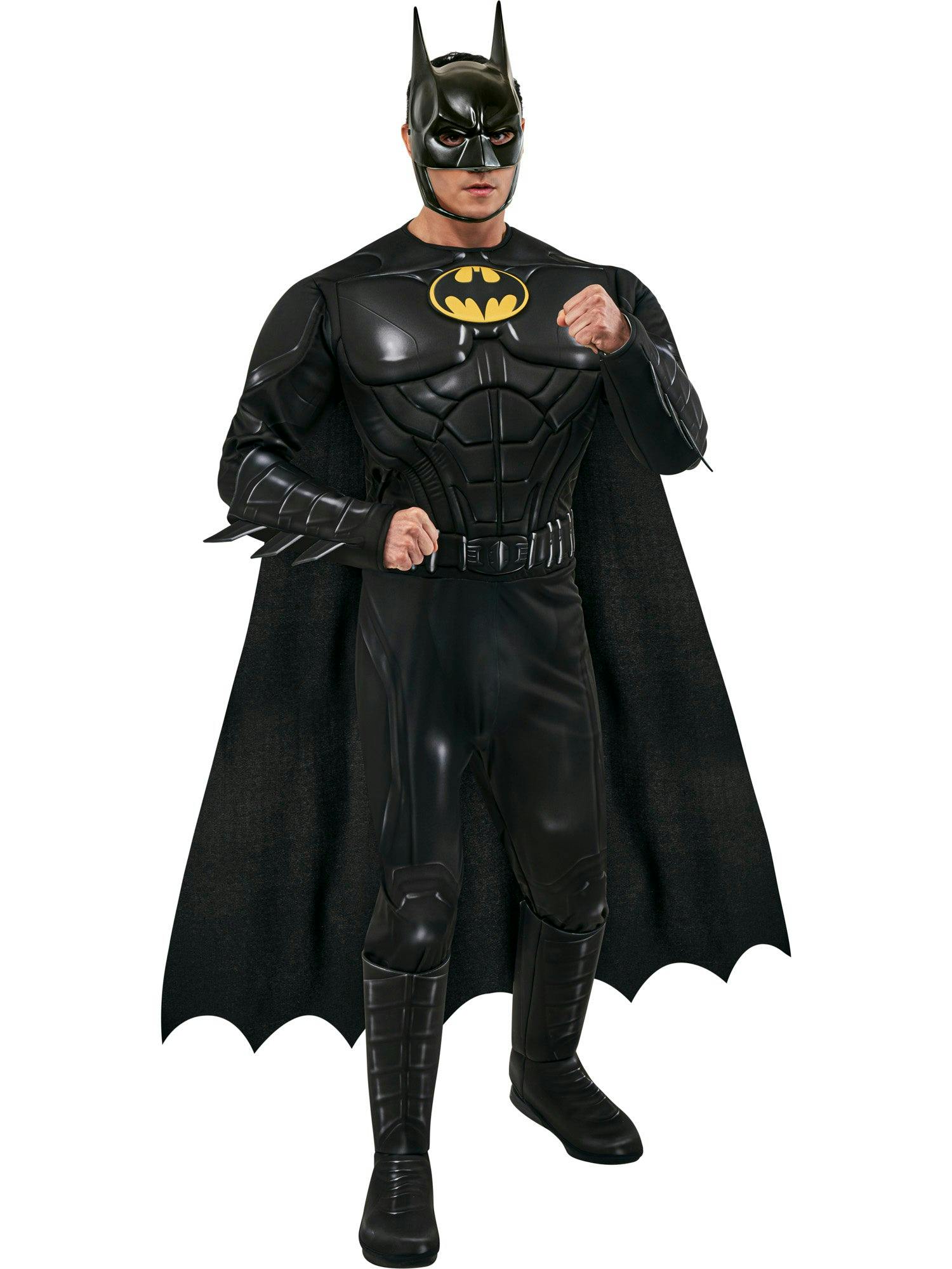 Men's The Flash Movie Batman Muscle Chest Costume - Deluxe
