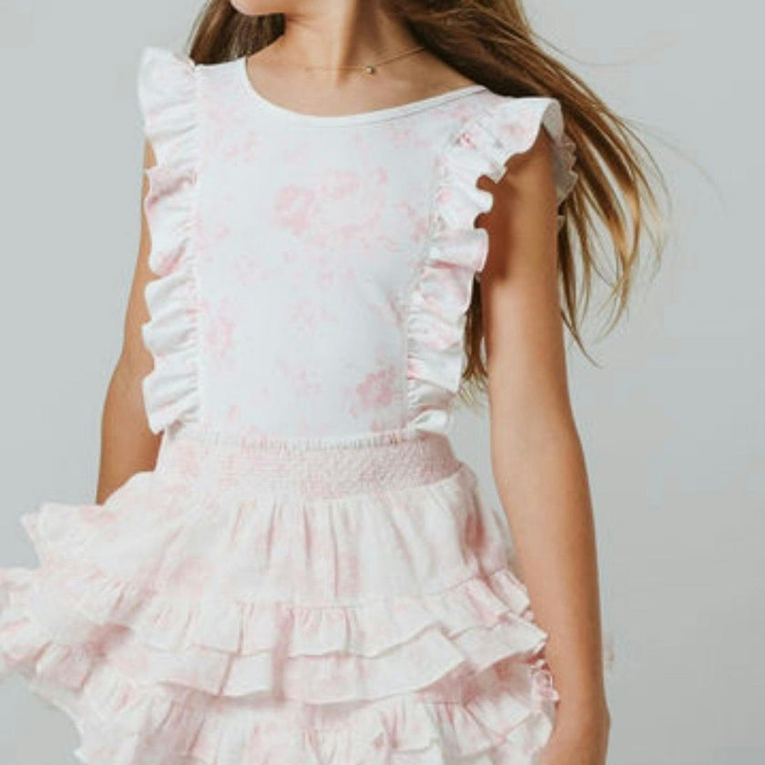 Flammands swimsuit in pink roses