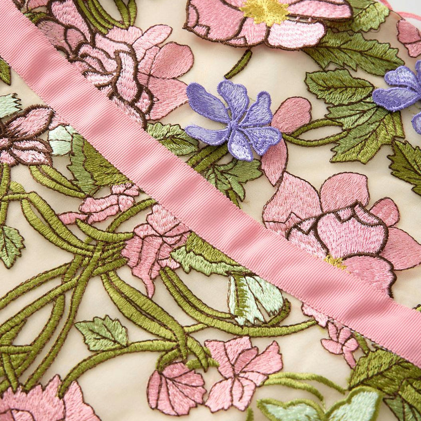 Bonnie Embroidered Mini Dress
