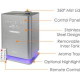 1.2 Gal. Warm & Cool Mist Top Fill Humidifier for Medium to Large Rooms
