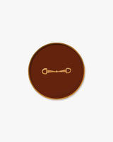 The Rider Duo Hors d'Oeuvres Plate Set - Cherry Wood