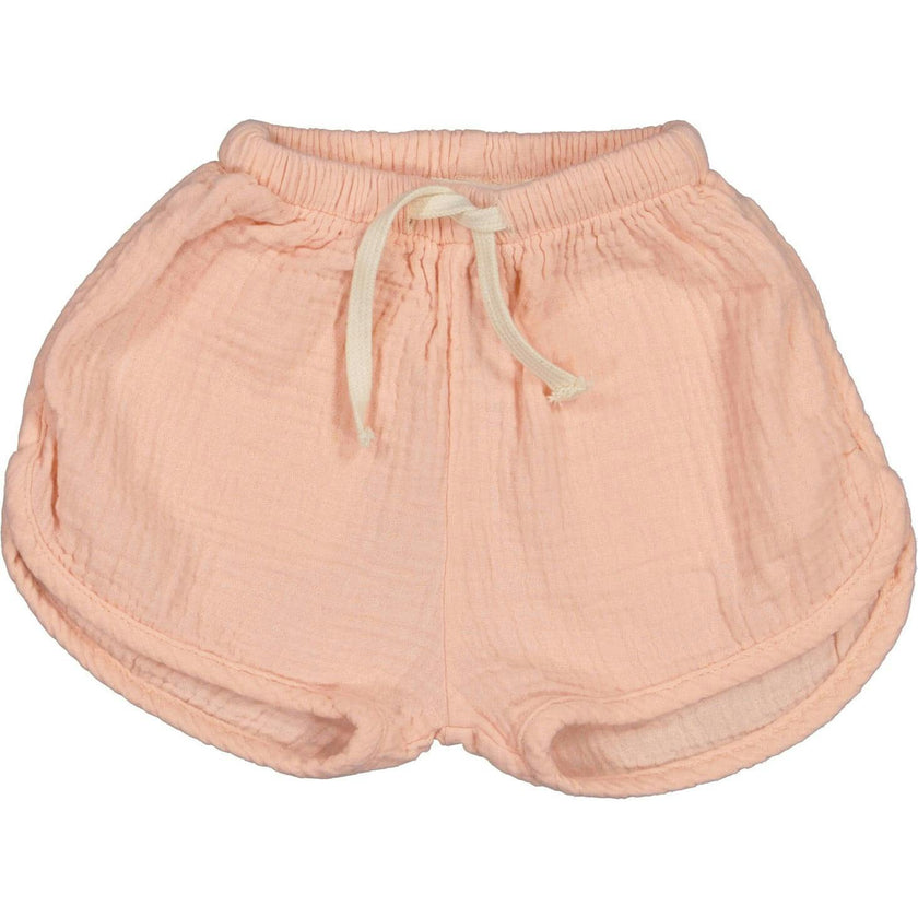 Curved Hem Drawstring Shorts