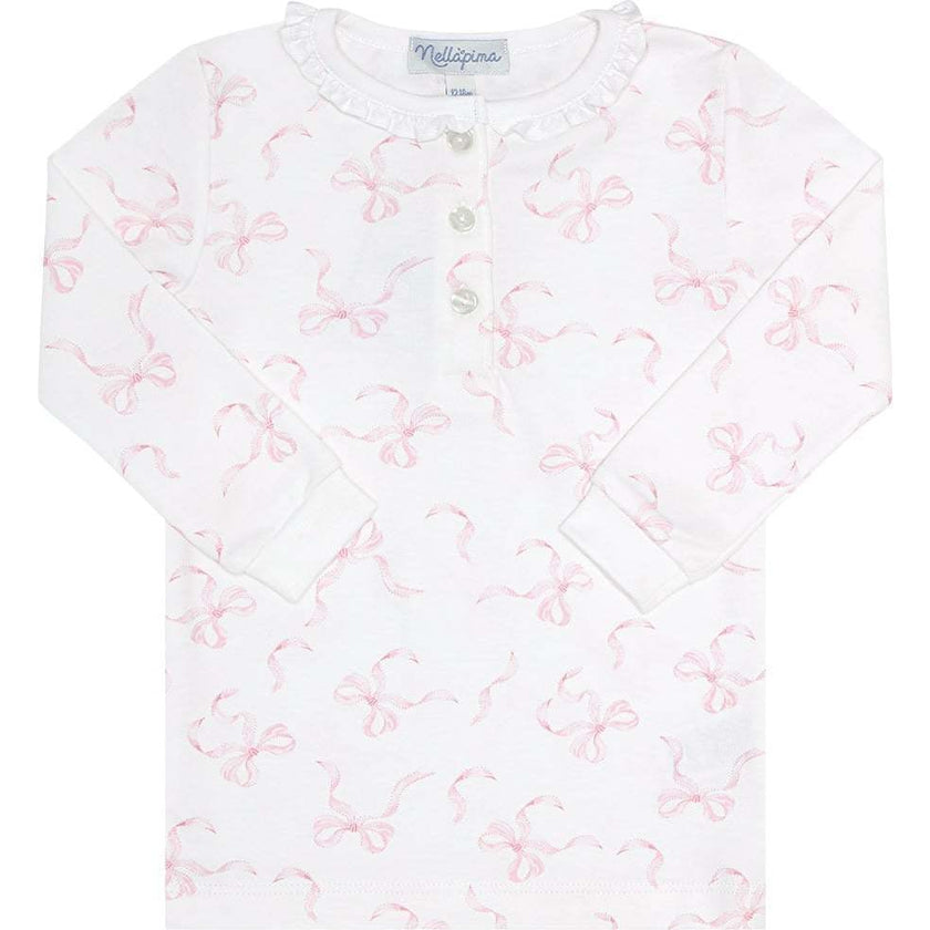 Charming Bows Print Pajamas