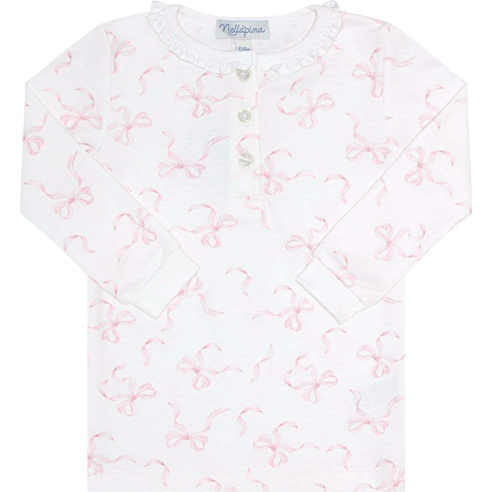Charming Bows Print Pajamas