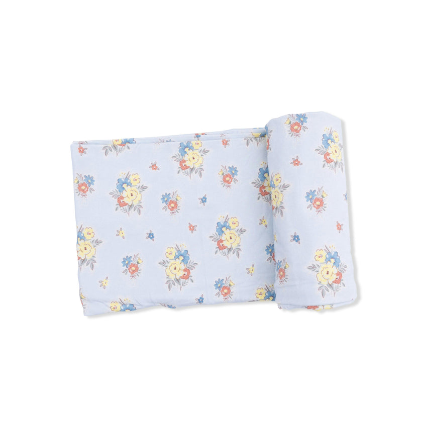 Country Stitch Floral - Swaddle Blanket