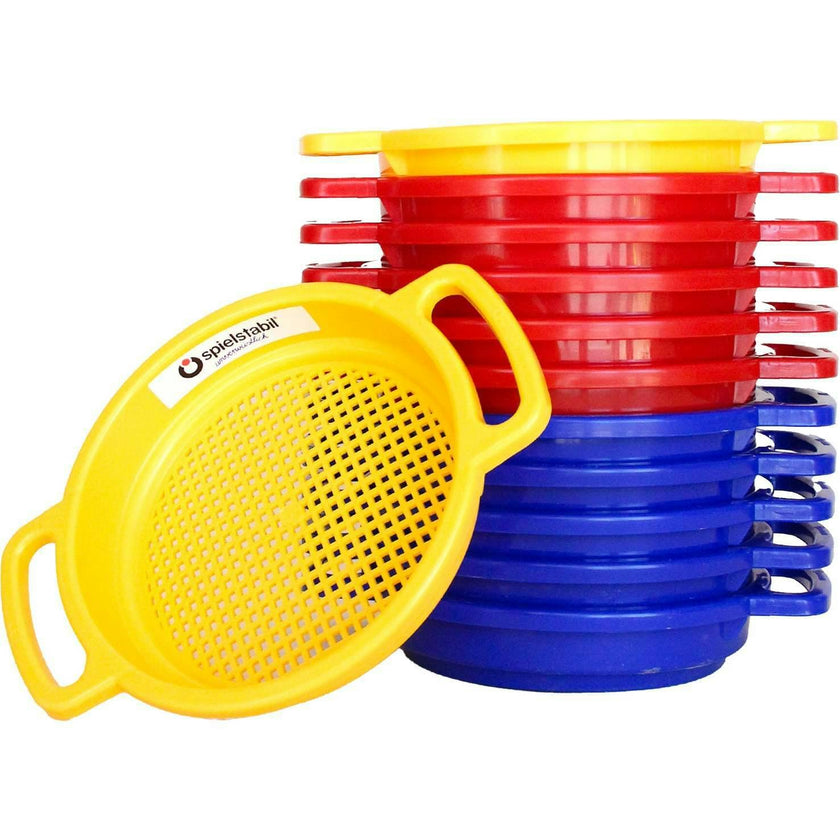 Large Sand Sieve 12 Pack (5 red