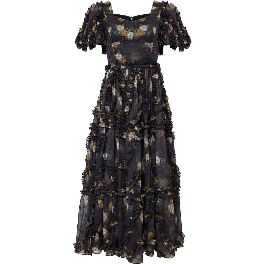 Layla Dress in Winter Floral