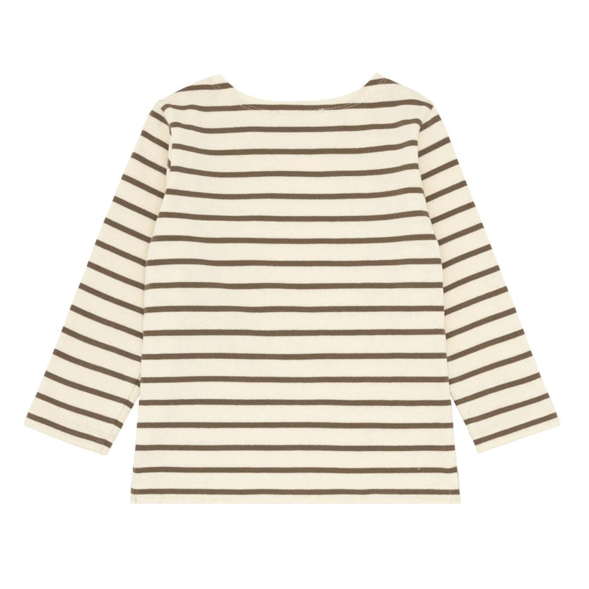 Breton Striped Crew Neck Long Sleeve T-Shirt