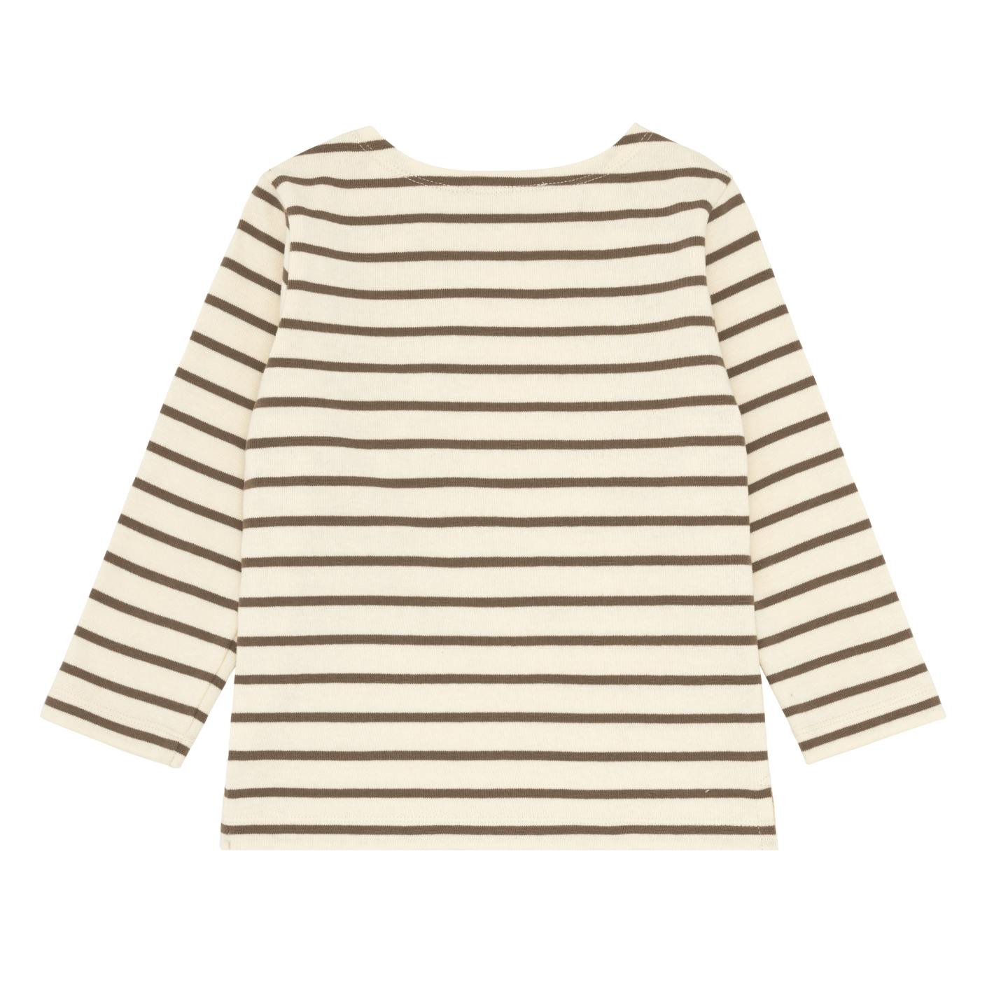 Breton Striped Crew Neck Long Sleeve T-Shirt