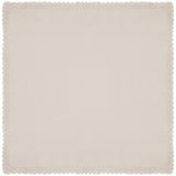 Knit Crochet Blanket Light Beige