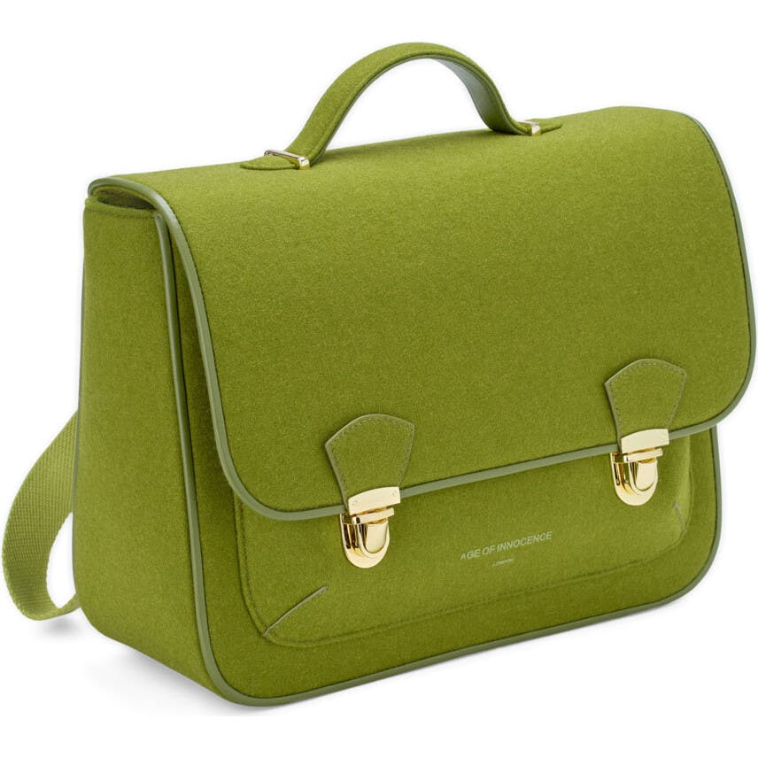 Boston Wool Adjustable Shoulder Strap Schoolbag