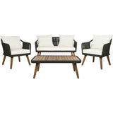 Raldin Rope 4-Piece Outdoor Living Set