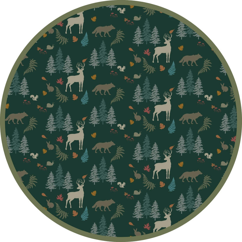 Midnight Forest Two-Piece Bamboo Long Sleeve Pajama Kids Pants Set