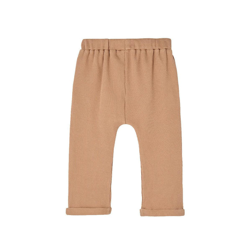Tawny Rose Waffle Jogger Pants