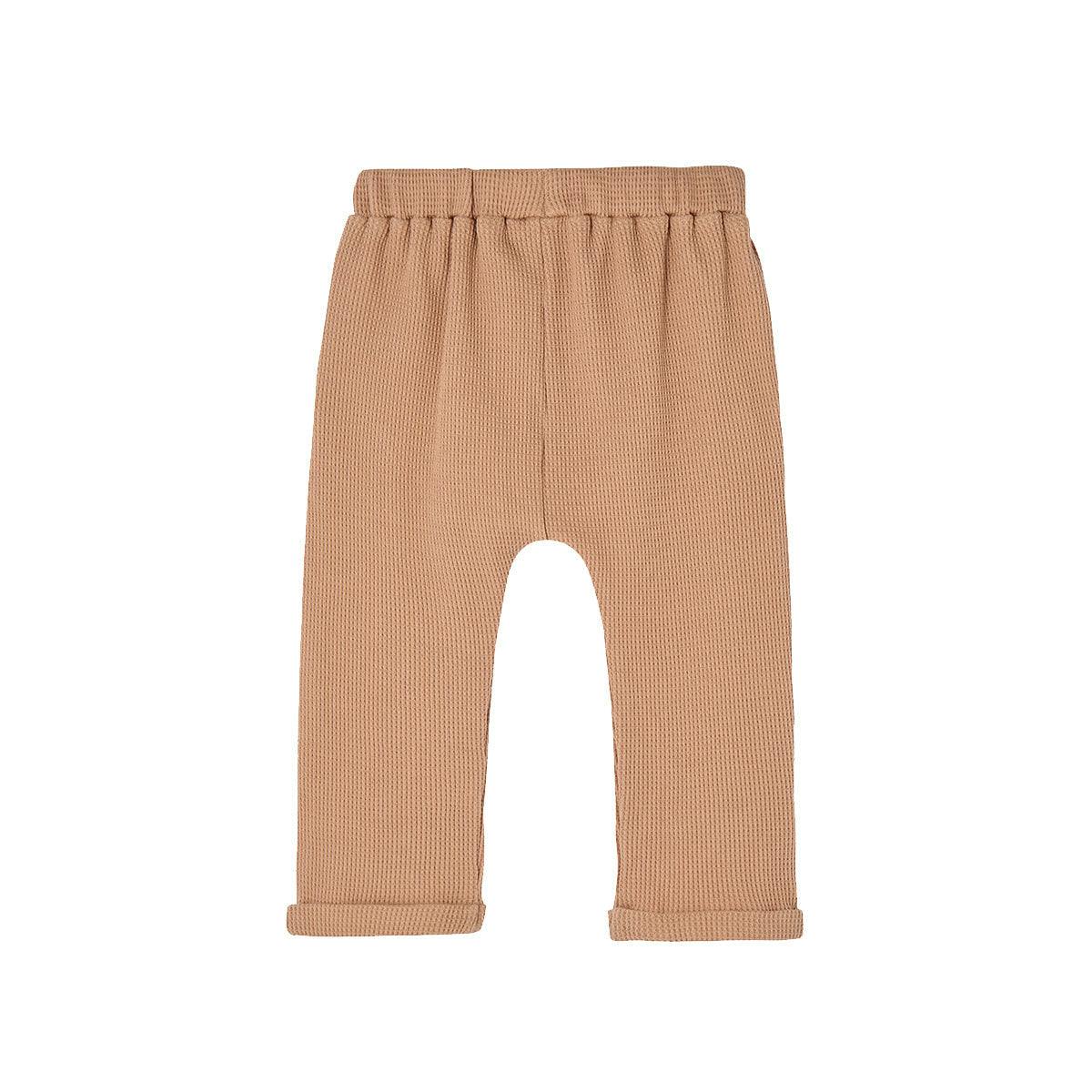 Tawny Rose Waffle Jogger Pants