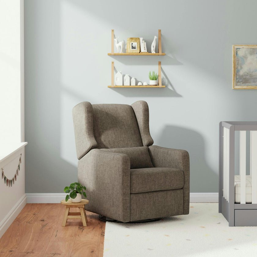 Carter's Arlo Recliner and Swivel Glider | Water Repellent & Stain Resistant Fabric