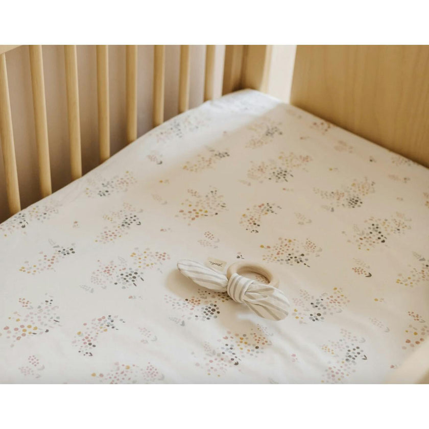 Flower Patch Crib Sheet