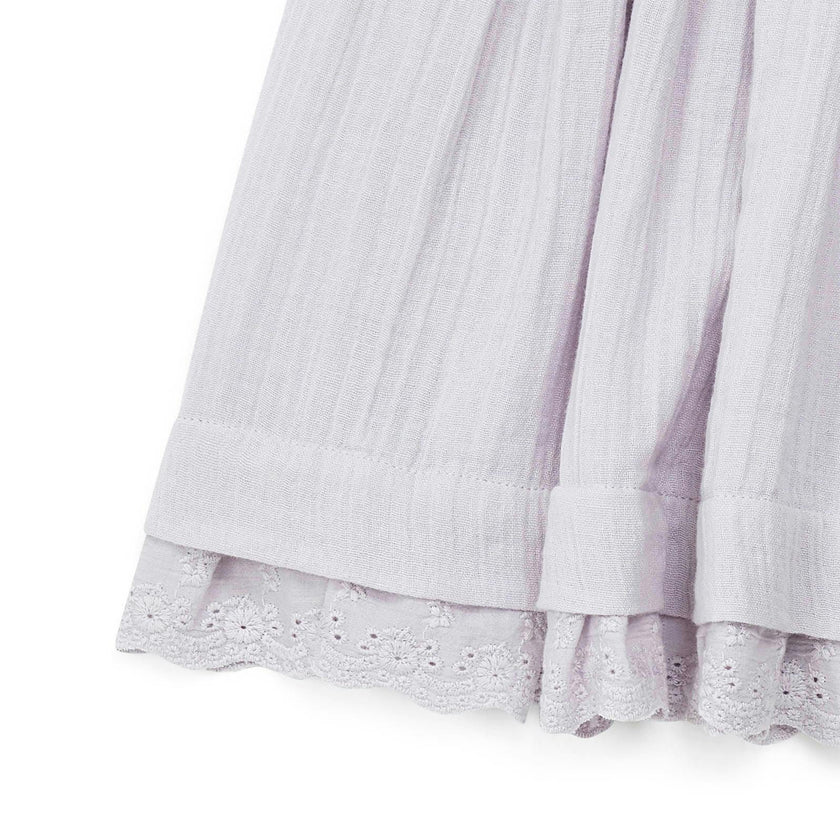 BONTON Papillon Lilac Gauze Cotton Skirt