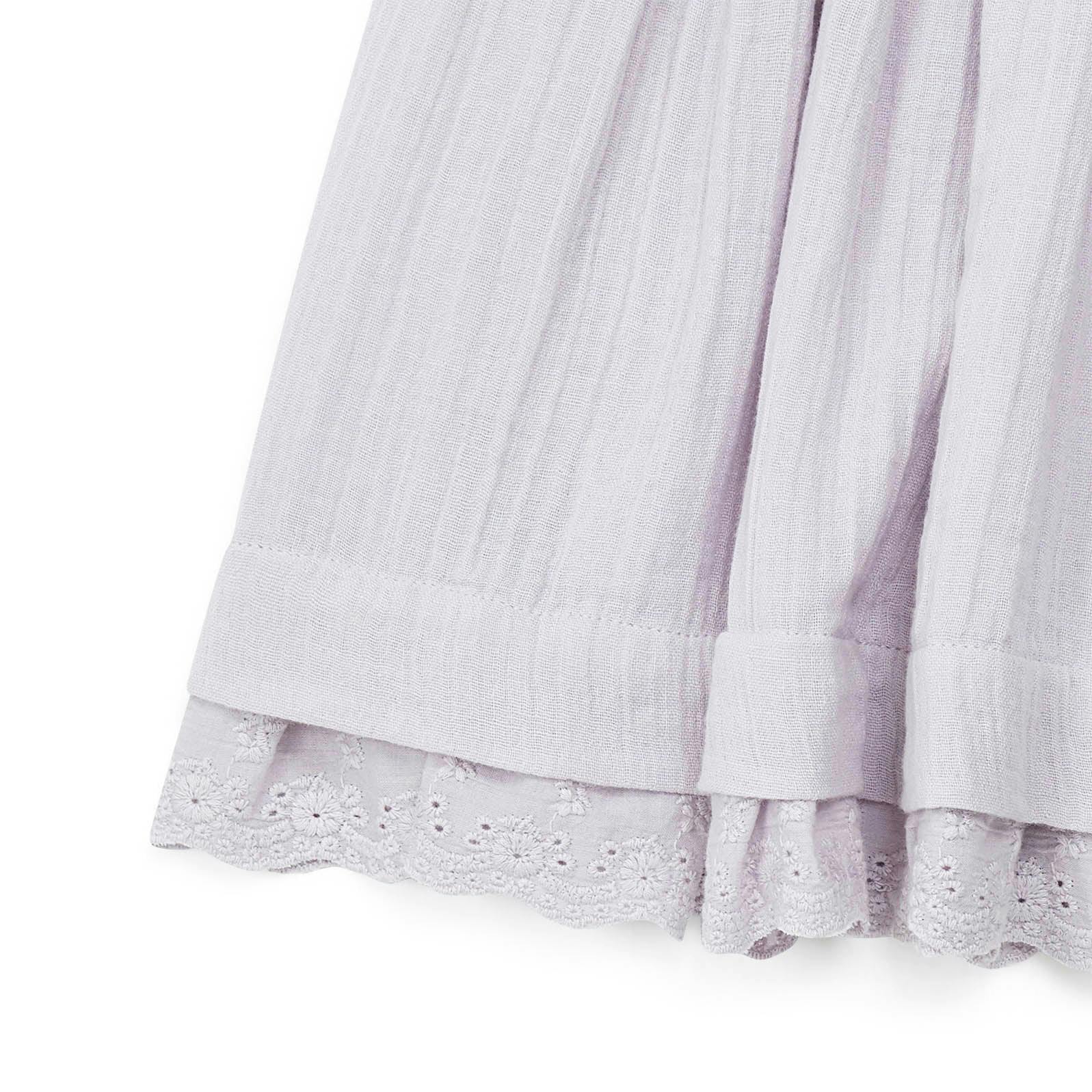 BONTON Papillon Lilac Gauze Cotton Skirt