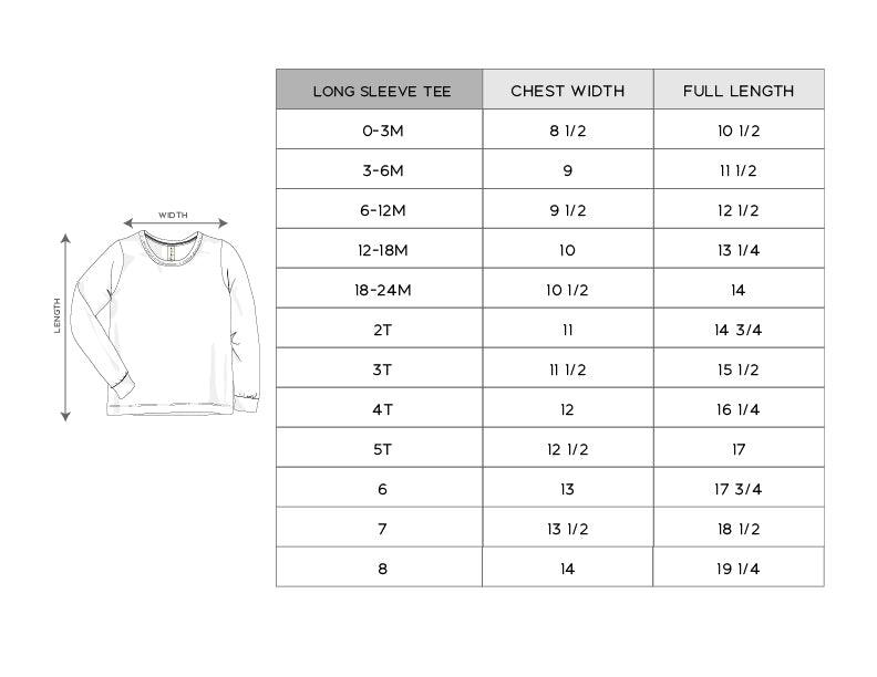 Boys Long Sleeve Tee in Big Bro in Desert