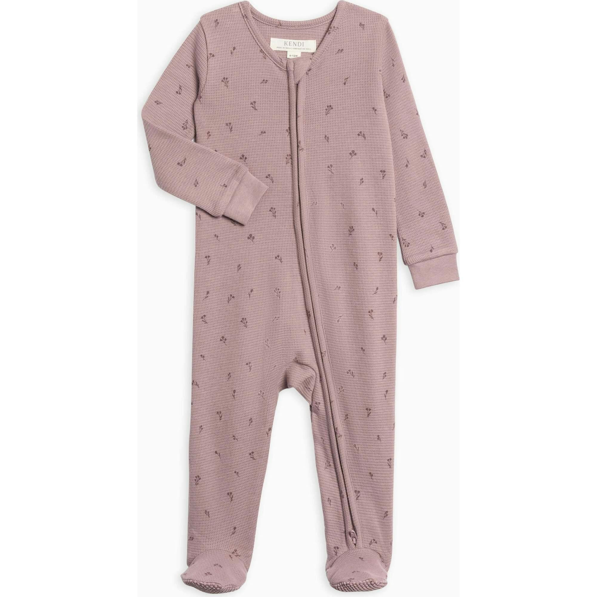 Lane Waffle Knit Zipper Sleeper