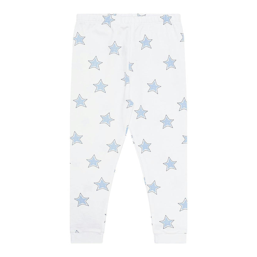 Blue Stars Print Pajama