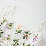 Emely Embroidered Mini Dress