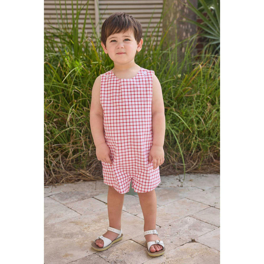 Vintage John John - Red Windowpane