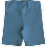 Ribbed Cycle Shorts, Blue